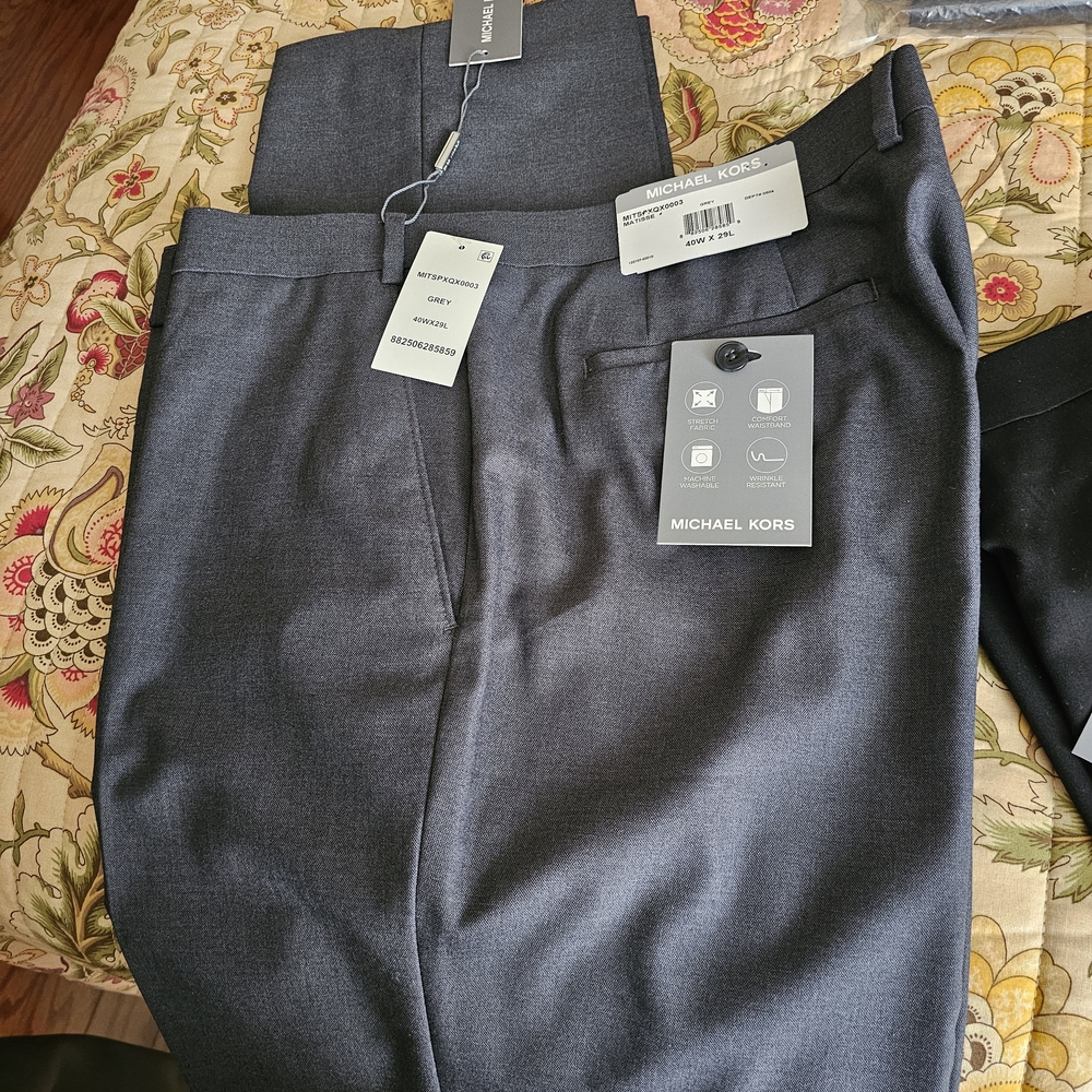 Michael Kors Gray Dress Pants for Men